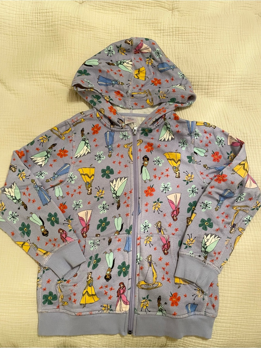 Hanna Andersson Disney Princess Hoodie, US 8
